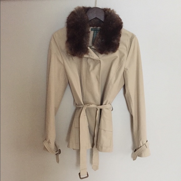 Ralph Lauren Jackets & Coats Ralph Lauren Khaki Belted Coat Poshmark